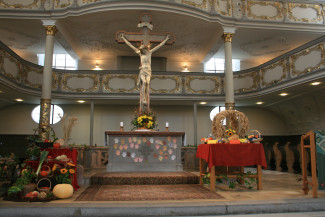 Erntedankaltar in der Dreifaltigkeitskirche 2019