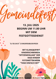 Plakat Gemeindefest